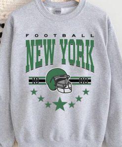 New York Football Sweatshirt, Vintage Style New York Football Crewneck, Football Sweatshirt, Sunday Football Hoodie