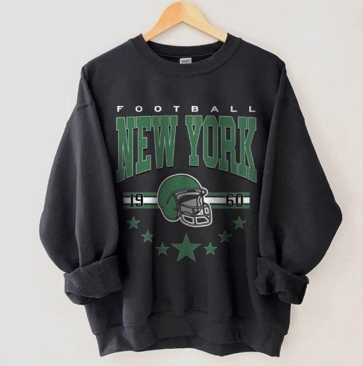 New York Football Sweatshirt, Vintage Style New York Football Crewneck, Football Sweatshirt, Sunday Football Hoodie