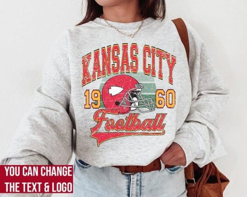 Kansas City Football Sweatshirt , Kansas City Football shirt , Vintage Style Kansas City Football Sweatshirt