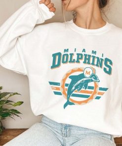 Vintage Miami Football Crewneck Sweatshirt, Dolphin Sweatshirt , Retro Miami Sweatshirt, Dolphin Gift