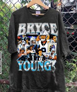 Vintage 90s Graphic Style Bryce Young T-Shirt -Bryce Young Football TShirt - American Football Tee For Man and Woman