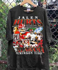 Vintage 90s Graphic Style Jalen Hurts T-Shirt - Jalen Hurts Football TShirt - American Football Tee For Man and Woman