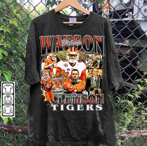 Vintage 90s Graphic Style Deshaun Watson T-Shirt - Deshaun Watson Football TShirt - American Football Tee For Man and