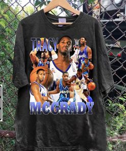 Vintage 90s Graphic Style Tracy McGrady T-Shirt - Tracy McGrady Basketball Tee - Tracy McGrady Vintage Tee For Man and