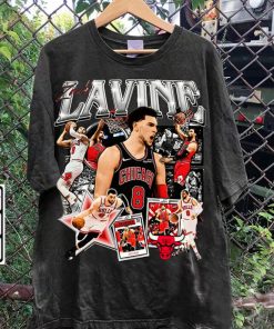 Vintage 90s Graphic Style Zach LaVine Shirt - Zach LaVine Basketball Tee - Zach LaVine Vintage Tee For Man and Woman