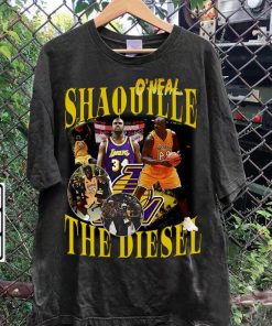 Vintage 90s Graphic Style Shaquille O'Neal Shirt - The Diesel Basketball T-Shirt - The Diesel Vintage Tee For Man and