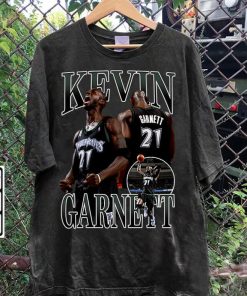 Vintage 90s Graphic Style Kevin Garnett Shirt - Kevin Garnett Basketball TShirt - Kevin Garnett Vintage Tee For Man and