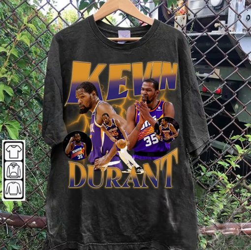 Vintage 90s Graphic Style Kevin Durant Shirt - Kevin Durant Basketball Tee - Kevin Durant Vintage Tee For Man and Woman