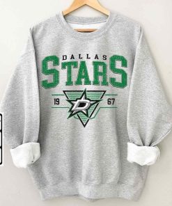 Retro Dallas Stars Shirt, Crewneck Dallas Stars Sweatshirt, Jersey Hockey Gift For fan