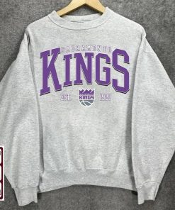 Retro Sacramento Kings Sweatshirt, Retro 90s NBA Kings Basketball Unisex Shirt, Buffalo T-Shirt, Basketball Fan Gifts