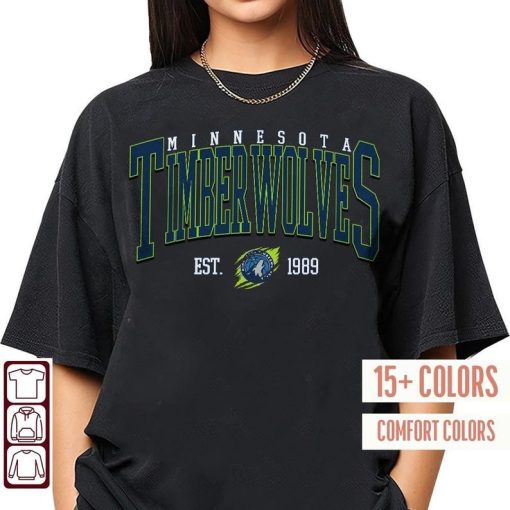 Retro Minnesota Timberwolve Sweatshirt T-Shirt, Minnesota Timberwolve, Timberwolves Sweater, Timberwolves TShirt