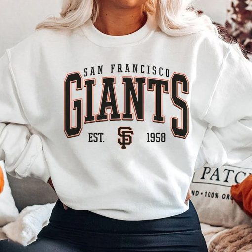 Vintage San Francisco Giants Sweatshirt, San Francisco Baseball Hoodie, Vintage Baseball Fan Shirt