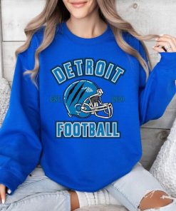 Detroit Football Crewneck Sweatshirt, Lions Football T Shirt, Detroit Lion Hoodie for Football Fans