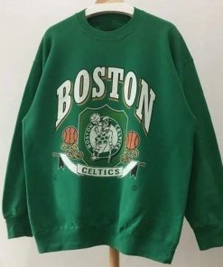 Vintage 90s Boston Celtics Basketball Crewneck Sweatshirt, Boston Celtics Shirt, Game Day Shirt, Gildan Sweatshirt