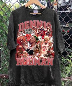 Vintage 90s Graphic Style Dennis Rodman T-Shirt - Dennis Rodman Sweaters - Retro American Basketball Tee For Man and