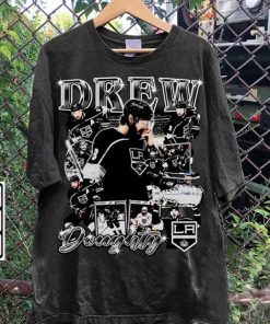 Vintage 90s Graphic Style Drew Doughty T-Shirt - Drew Doughty Sweatshirt - Retro American Ice Hockey Tee For Man and