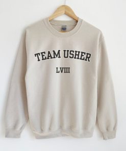 Team Usher Sweatshirt, Halftime Show Shirt, Usher Crewneck, SuperBowl Hoodie, Funny Football Gift for fan