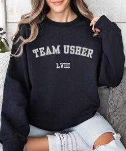 Team Usher Sweatshirt, Halftime Show Shirt, Usher Crewneck, SuperBowl Hoodie, Funny Football Gift for fan