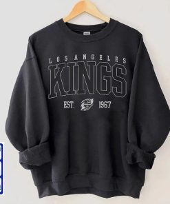 Retro Los Angeles King Crewneck Sweatshirt, Los Angeles Hockey Shirt, Los Angeles ice hockey Hoodie Hockey Fan Gifts