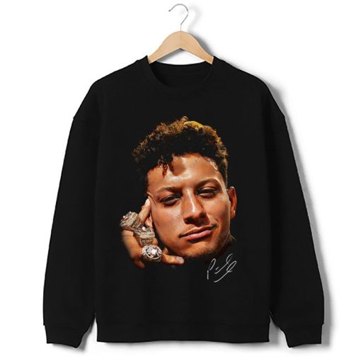 Patrick Mahomes Sweatshirt Superbowl Champ 3 Rings Greatest Of All Time GOAT Sweatshirt