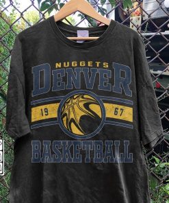 Denver Basketball Vintage T Shirt, Nuggets Crewneck Retro Sweatshirt, Denver Basketball Hoodie