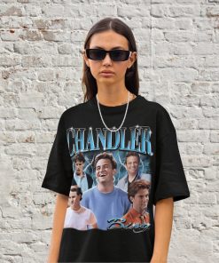 Retro Chandler Bing T Shirt, Matthew Perry Y2k, Friends Serie Gift For Her Him Valentines, Vintage Bootleg Tee