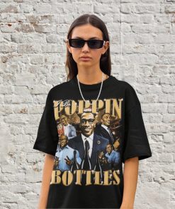 I Be Poppin Bottles T Shirt Funny T shirt, Shannon Sharpe, Flexing Champgne Party, Friends Gift For Him Her Meme Y2k