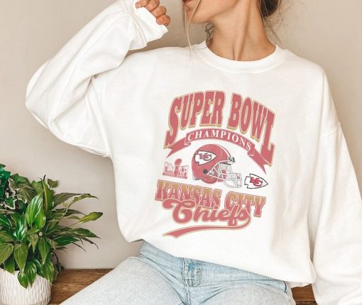 Vintage Style Kansas City SuperBowl Champions T Shirt, Kansas City Football Sweatshirt