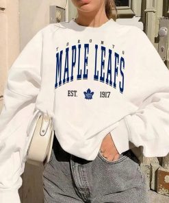 Toronto Hockey Vintage Style Crewneck gifts for hockey fans, college sweatshirts, and Toronto Maple Leafs sweatshirts