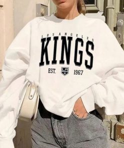 Retro Los Angeles Kings Sweatshirt, Los Angeles Crewneck, Los Angeles Sweatshirt, College Sweatshirt, Hockey Fan Gifts