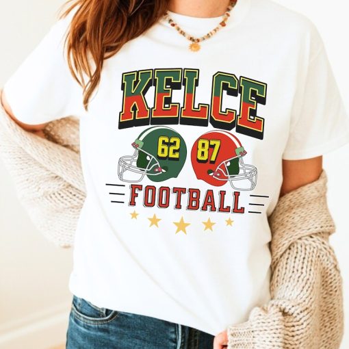 Kelce Vintage Crewneck Sweatshirt, Kelce Brothers Football Shirt, American Football Hoodie, Vintage Football Unisex tee