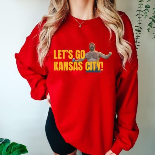 Vintage 90s Graphic Style Jason Kelce Sweatshirt, Lets go Kansas city shirt