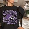 Baltimore Football Crewneck Sweatshirt, Trendy Vintage Style Football Shirt for Game Day, Baltimore Ravens Gifts