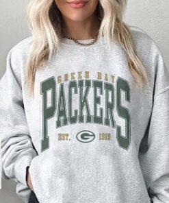 Vintage Green Bay Football Crewneck Sweatshirt, Packer Football Sweatshirt, Green Bay Football