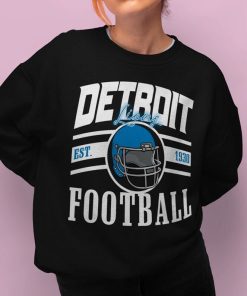 Vintage Detroit Football Sweatshirt, Detroit Fan Crewneck Sweatshirt, Detroit Football Gift, Sunday Football Sweatshirt