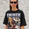 Eminem Slim Shady Retro T Shirt, Vintage Bootleg Detroit 8 Mile 90s Tee, Rap God Music Shirt Mother Day Gift for Her Him