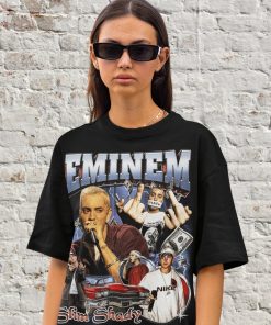 Eminem Slim Shady Retro T Shirt, Vintage Bootleg Detroit 8 Mile 90s Tee, Rap God Music Shirt Mother Day Gift for Her Him