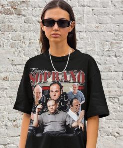 Retro Tony Soprano T Shirt, Sopranos Serie Vintage Bootleg Tee, Gift For Him Italia Mafia Boss Movie, Gangster Series