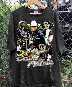 Vintage 90s Graphic Style Deion Sanders T-Shirt - Coach Prime Hoodie - Retro American Football Tee For Man and Woman