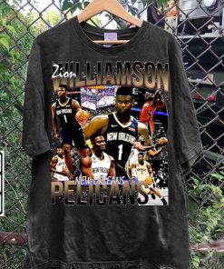 Vintage 90s Graphic Style Zion Williamson T-Shirt - Zion Williamson Sweatshirt - Stephen Curry Vintage Tee For Man and