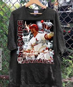 Vintage 90s Graphic Style Mark McGwire TShirt - Mark McGwire Sweatshirt - Retro American Baseball Tee For Man and Woman