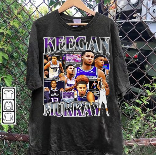 Vintage 90s Graphic Style Keegan Murray T-Shirt - Keegan Murray Sweatshirt - Retro American Basketball Tee For Man and