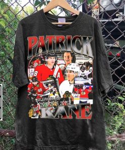 Vintage 90s Graphic Style Patrick Kane T-Shirt - Patrick Kane Sweatshirt - Retro American Ice Hockey Tee For Man and