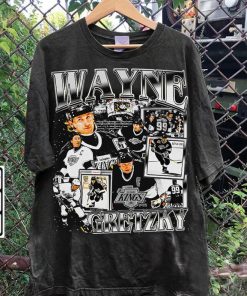 Vintage 90s Graphic Style Wayne Gretzky T-Shirt - Wayne Gretzky Sweatshirt - Retro American Ice Hockey Tee For Man and