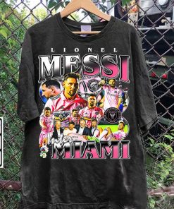 Vintage 90s Graphic Style Lionel Messi T-Shirt - Lionel Messi Sweatshirt - Retro American Football Tee For Man and Woman