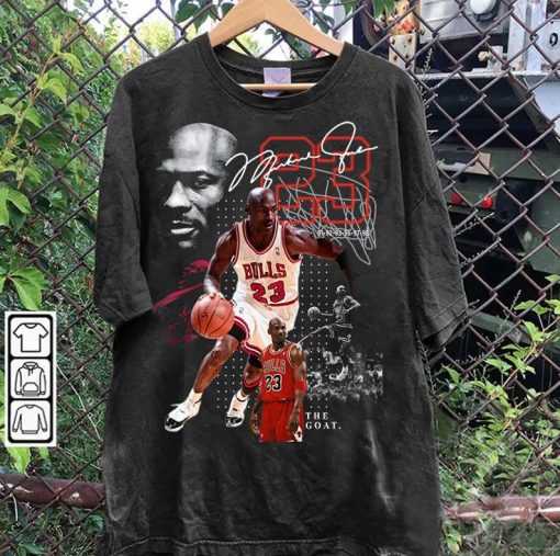 Vintage 90s Graphic Style Michael Jordan TShirt - Michael Jordan Sweatshirt - Retro American Basketball Tee For Man and