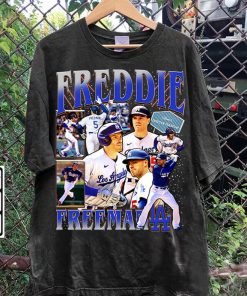 Vintage 90s Graphic Style Freddie Freeman TShirt - Freddie Freeman Sweatshirt - Retro American Baseball Tee For Man and