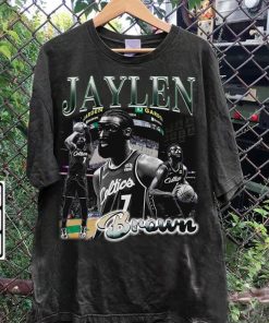 Vintage 90s Graphic Style Jaylen Brown T-Shirt - Jaylen Brown Sweatshirt - Retro American Basketball Tee For Man and