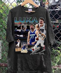 Vintage 90s Graphic Style Luka Dončić T-Shirt - Luka Dončić Sweatshirt - Retro American Basketball Tee For Man and Woman