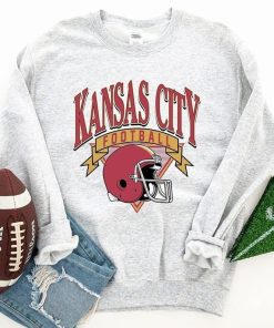 Vintage Kansas City Chief Football Sweatshirt, Retro Kansas City Football Shirt